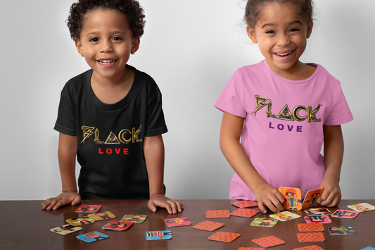 Kids Black Love Tee