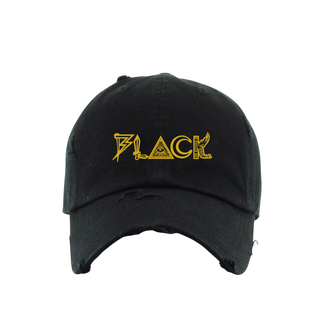 BLACK logo hat